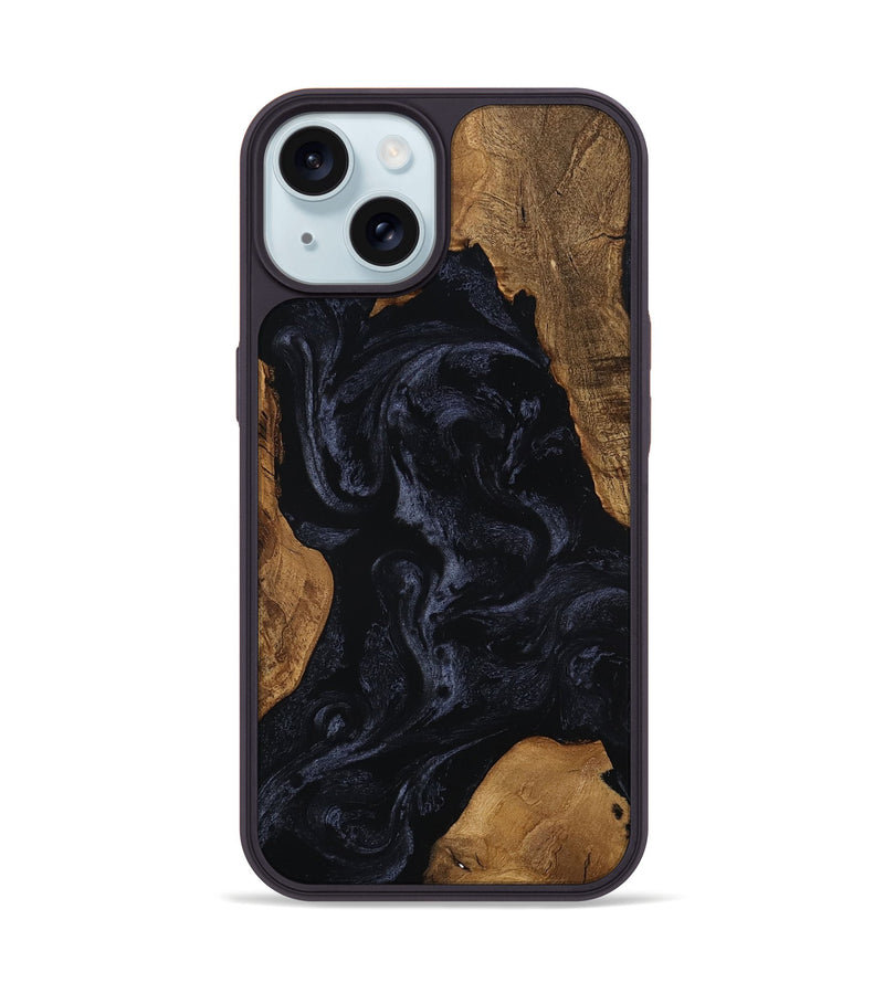 iPhone 15 Wood Phone Case - Brennan (Ancient Olive, 801702)