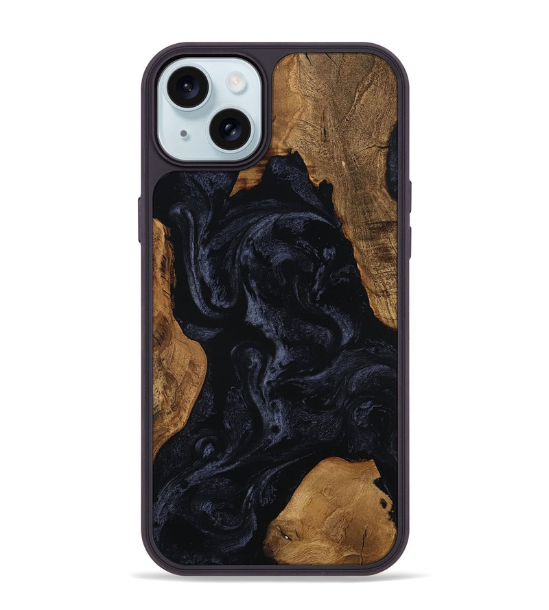 iPhone 15 Plus Wood Phone Case - Brennan (Ancient Olive, 801702)