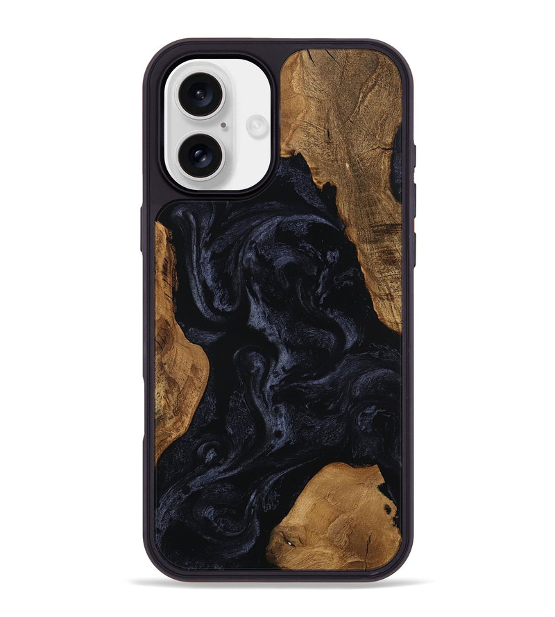 iPhone 16 Plus Wood Phone Case - Brennan (Ancient Olive, 801702)