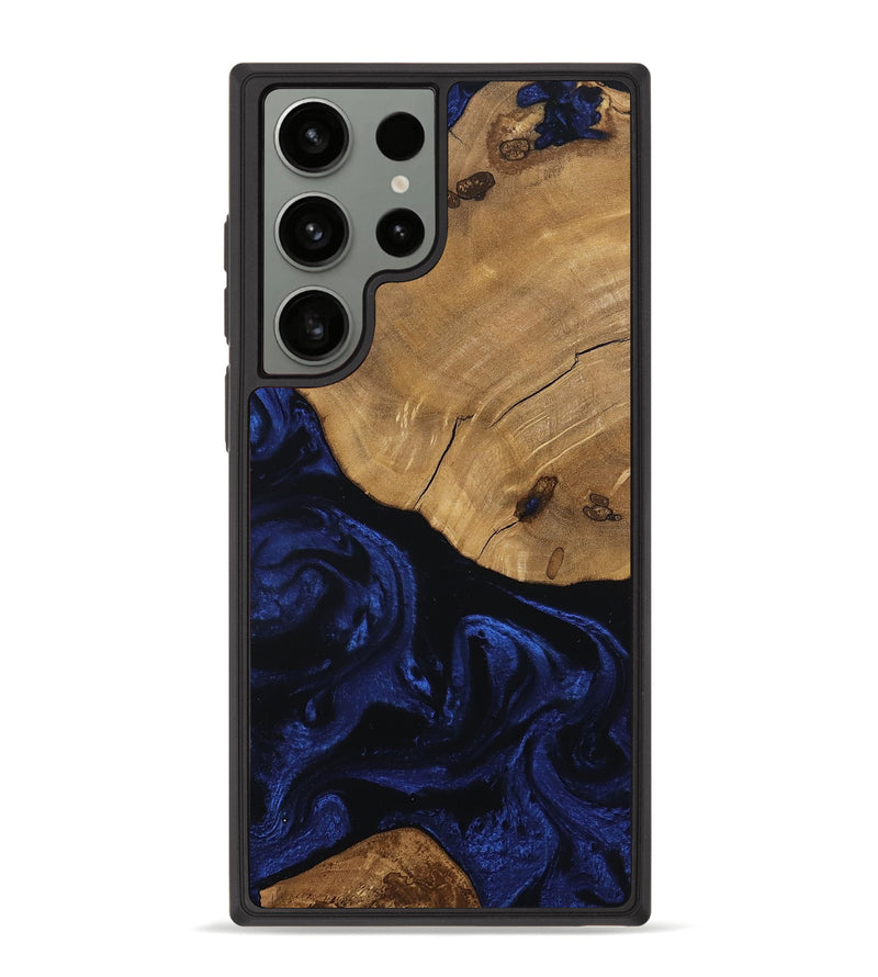 Galaxy S23 Ultra Wood Phone Case - Meilani (Ancient Olive, 801703)