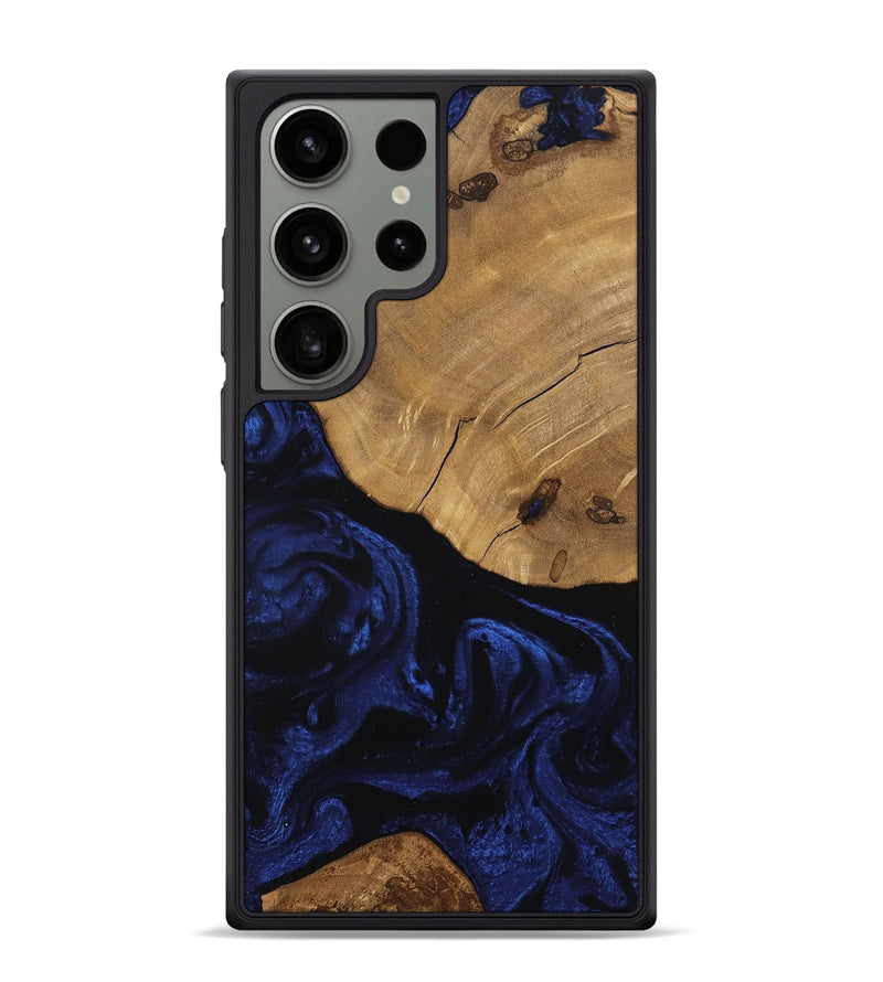Galaxy S24 Ultra Wood Phone Case - Meilani (Ancient Olive, 801703)