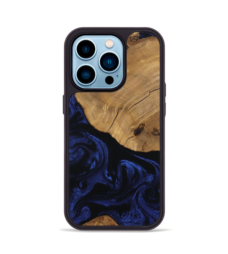 iPhone 14 Pro Wood Phone Case - Meilani (Ancient Olive, 801703)