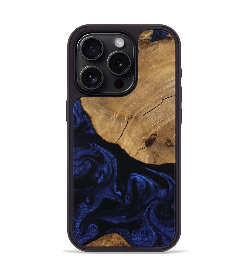 iPhone 15 Pro Wood Phone Case - Meilani (Ancient Olive, 801703)