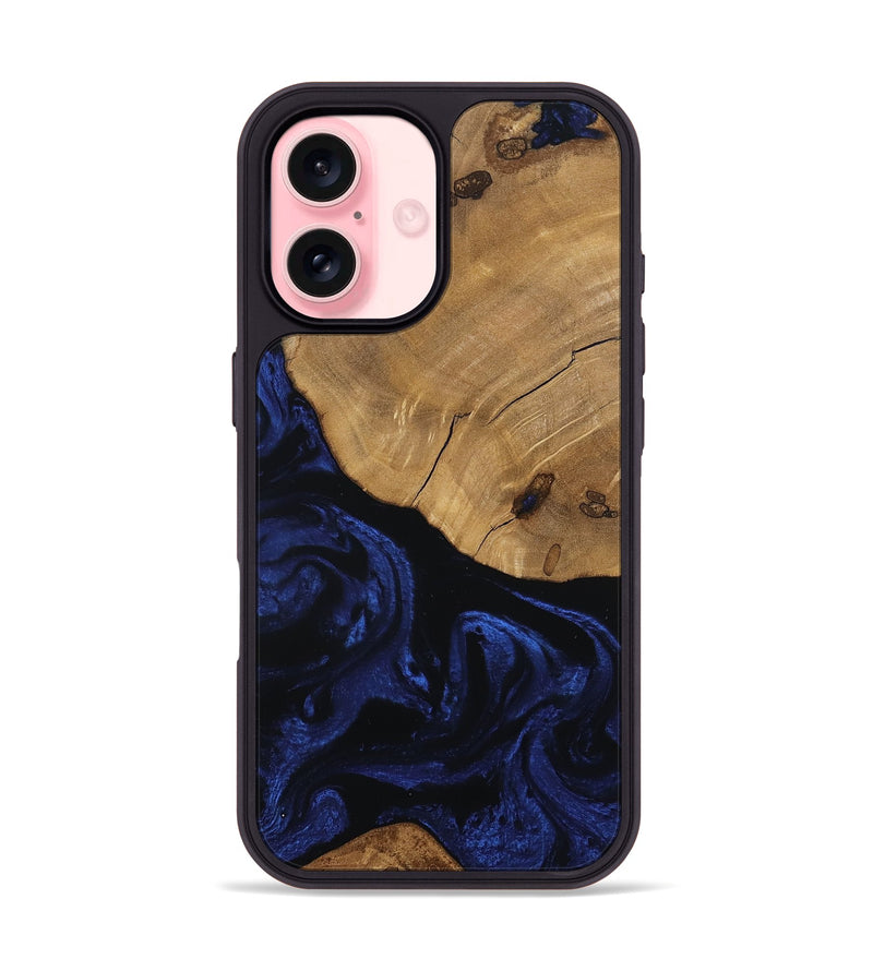 iPhone 16 Wood Phone Case - Meilani (Ancient Olive, 801703)