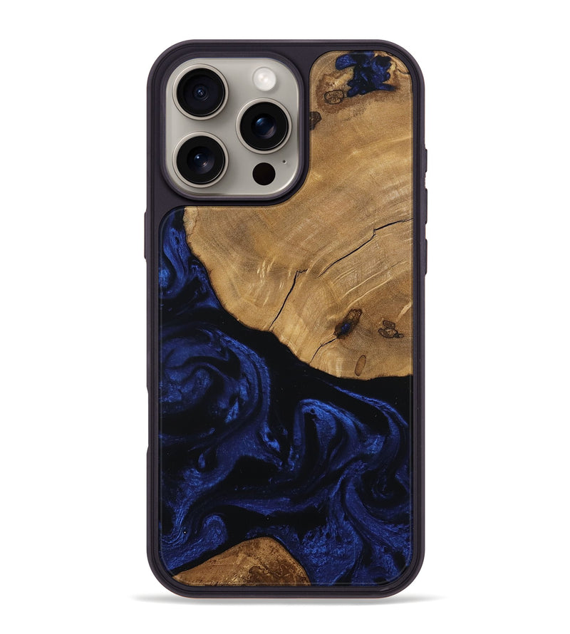 iPhone 16 Pro Max Wood Phone Case - Meilani (Ancient Olive, 801703)