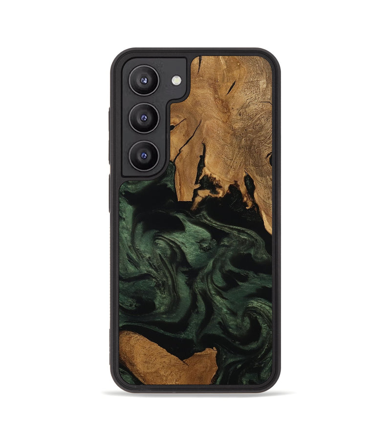 Galaxy S23 Wood Phone Case - Kamari (Ancient Olive, 801704)
