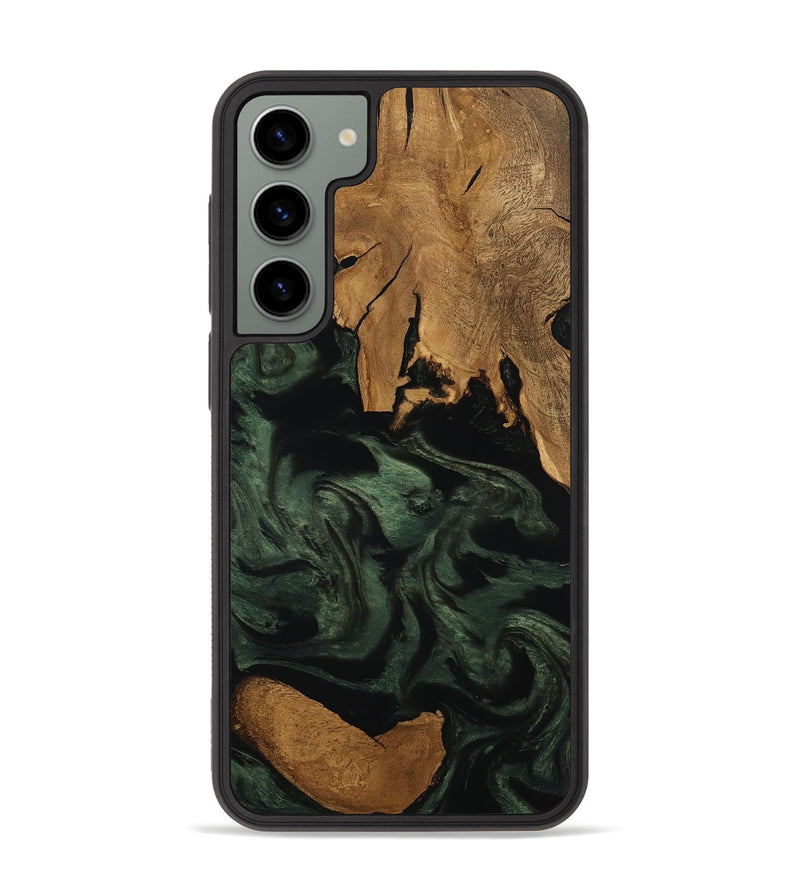 Galaxy S23 Plus Wood Phone Case - Kamari (Ancient Olive, 801704)