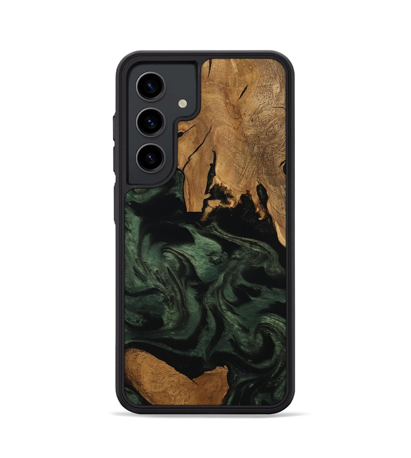 Galaxy S24 Wood Phone Case - Kamari (Ancient Olive, 801704)
