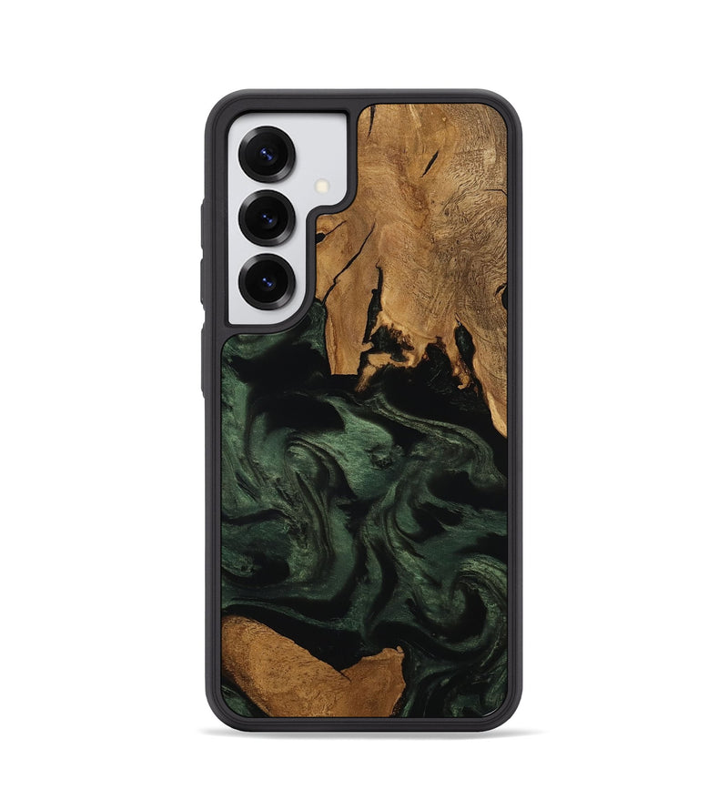 Galaxy S25 Wood Phone Case - Kamari (Ancient Olive, 801704)
