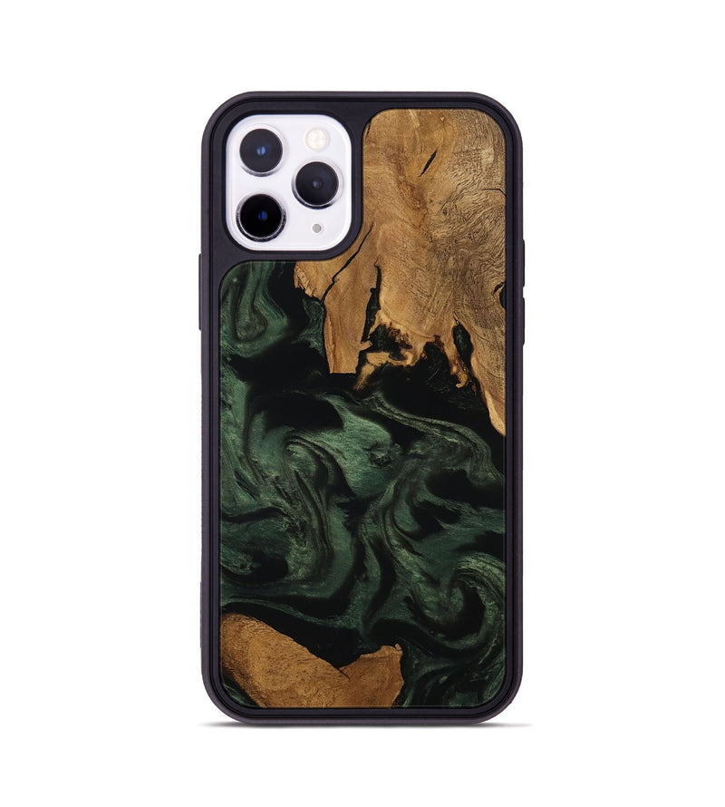 iPhone 11 Pro Wood Phone Case - Kamari (Ancient Olive, 801704)