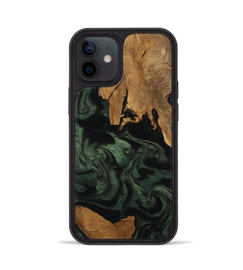 iPhone 12 Wood Phone Case - Kamari (Ancient Olive, 801704)