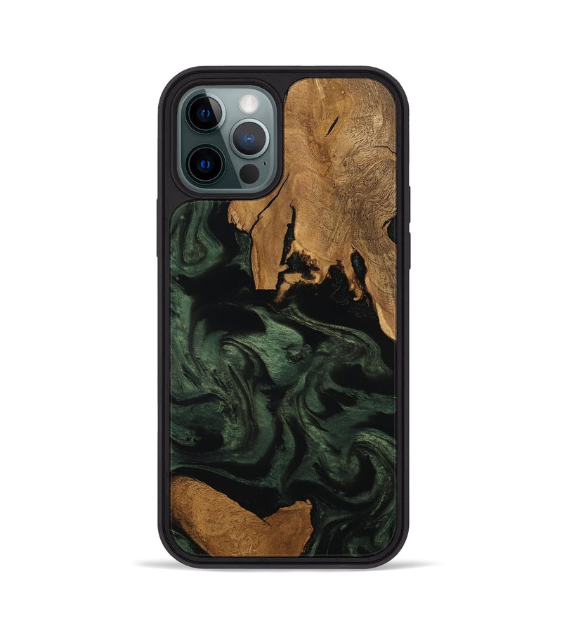 iPhone 12 Pro Wood Phone Case - Kamari (Ancient Olive, 801704)