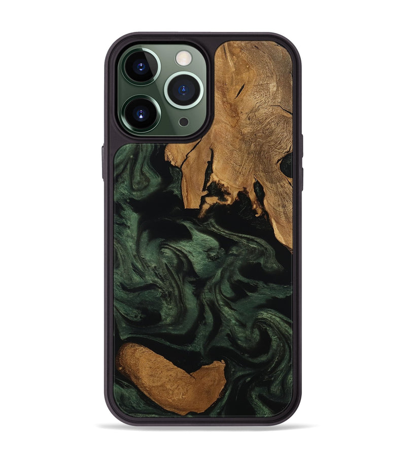 iPhone 13 Pro Max Wood Phone Case - Kamari (Ancient Olive, 801704)