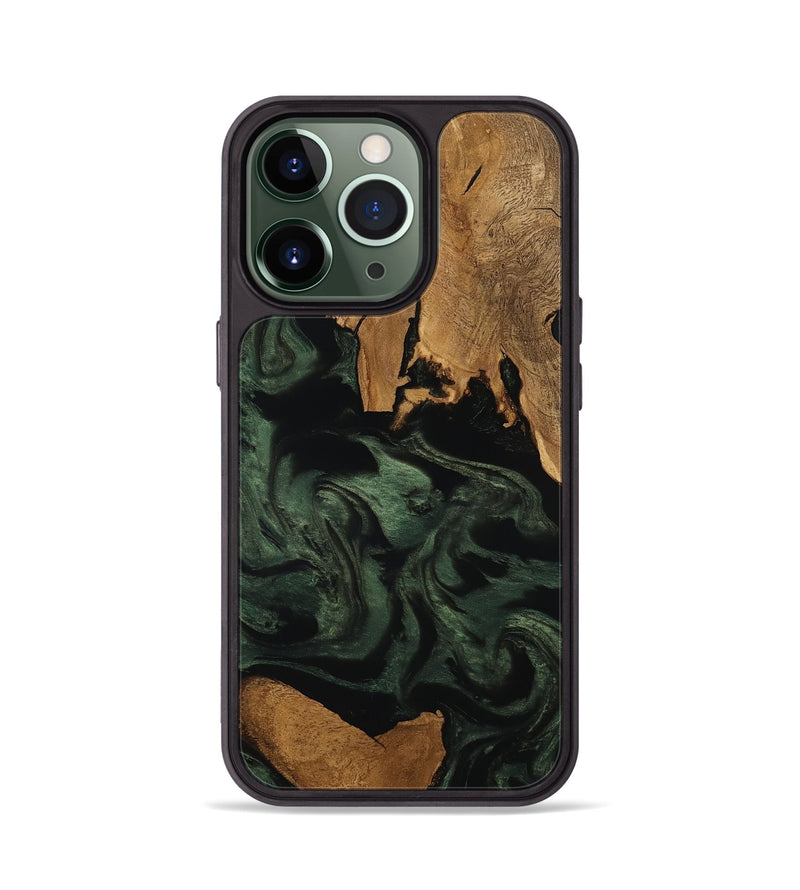 iPhone 13 Pro Wood Phone Case - Kamari (Ancient Olive, 801704)