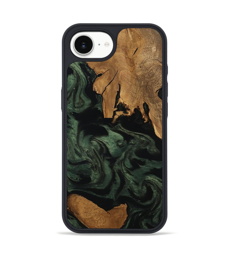 iPhone 16e Wood Phone Case - Kamari (Ancient Olive, 801704)
