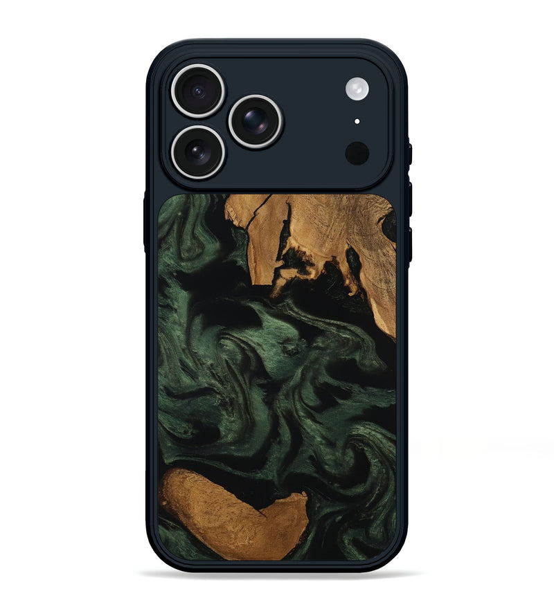 iPhone 17 Pro Max Wood Phone Case - Kamari (Ancient Olive, 801704)