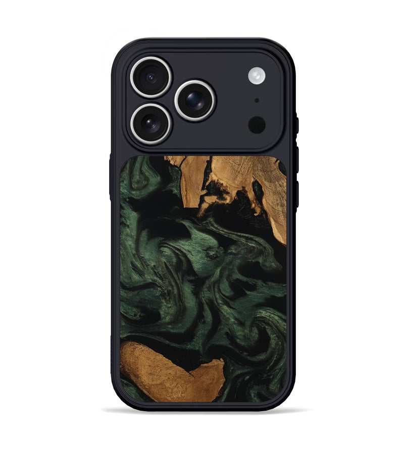 iPhone 17 Pro Wood Phone Case - Kamari (Ancient Olive, 801704)
