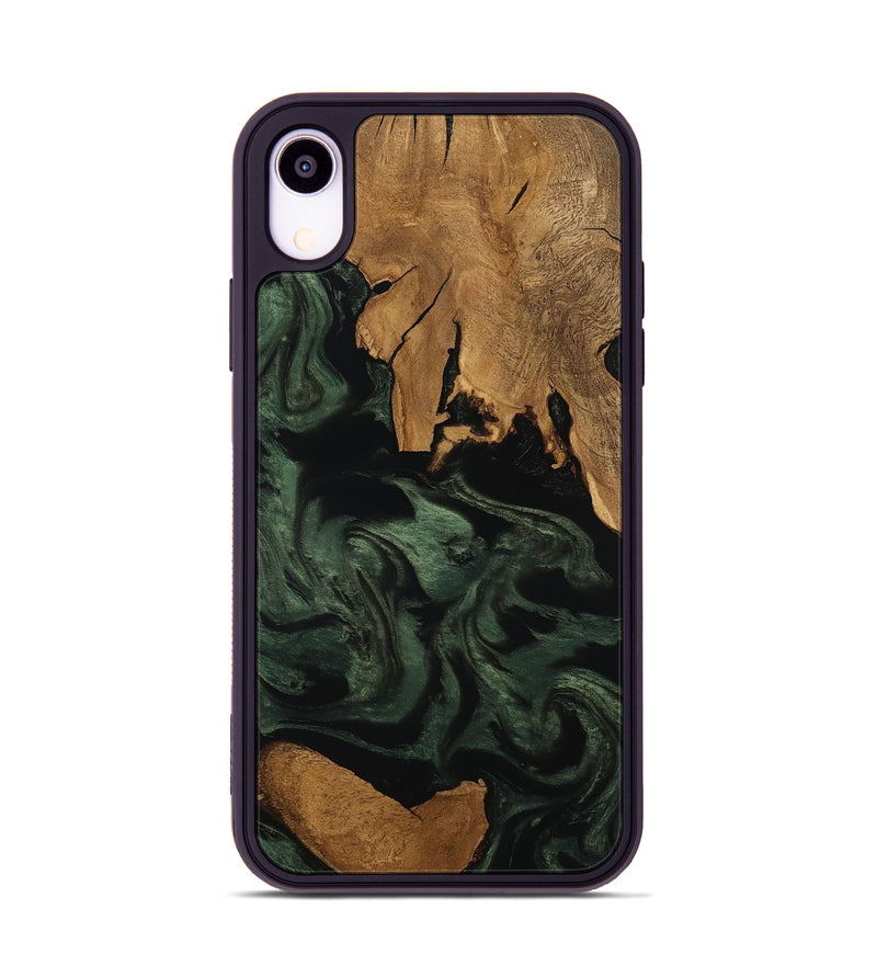 iPhone Xr Wood Phone Case - Kamari (Ancient Olive, 801704)