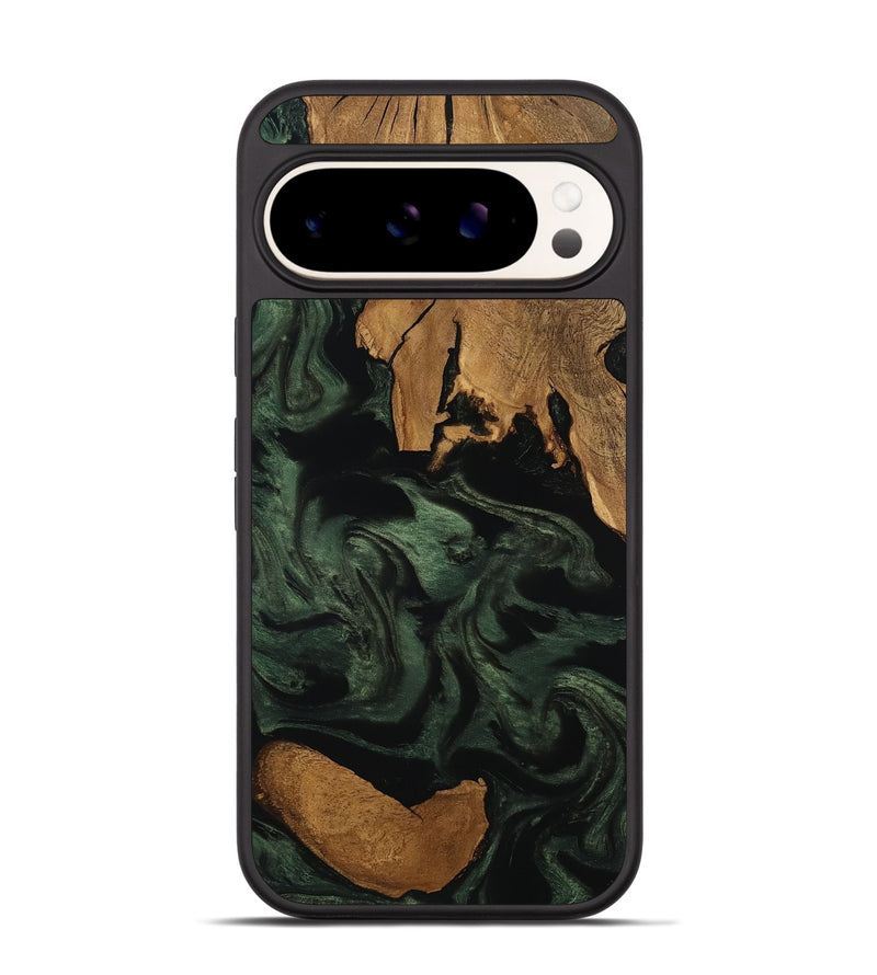 Pixel 9 Wood Phone Case - Kamari (Ancient Olive, 801704)