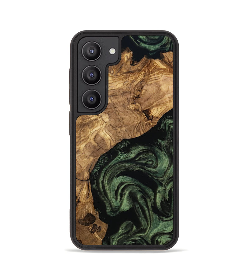 Galaxy S23 Wood Phone Case - Heidy (Ancient Olive, 801705)