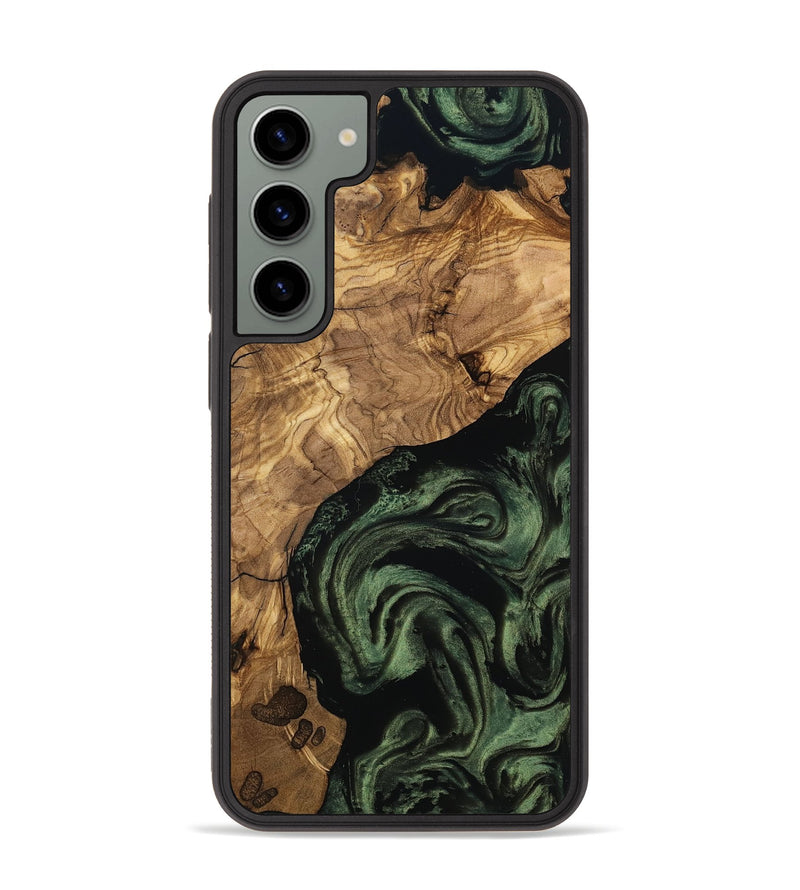 Galaxy S23 Plus Wood Phone Case - Heidy (Ancient Olive, 801705)