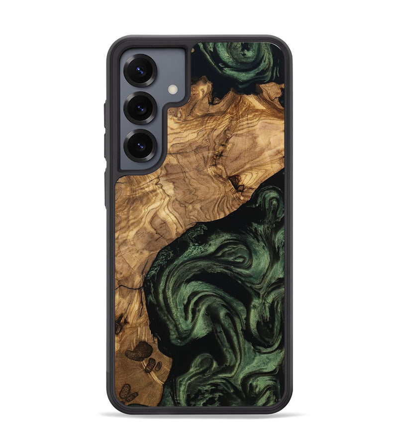 Galaxy S25 Plus Wood Phone Case - Heidy (Ancient Olive, 801705)