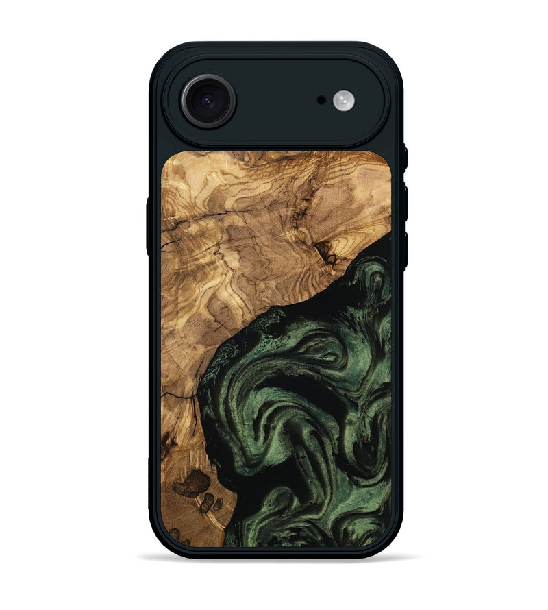 iPhone 17 Air Wood Phone Case - Heidy (Ancient Olive, 801705)