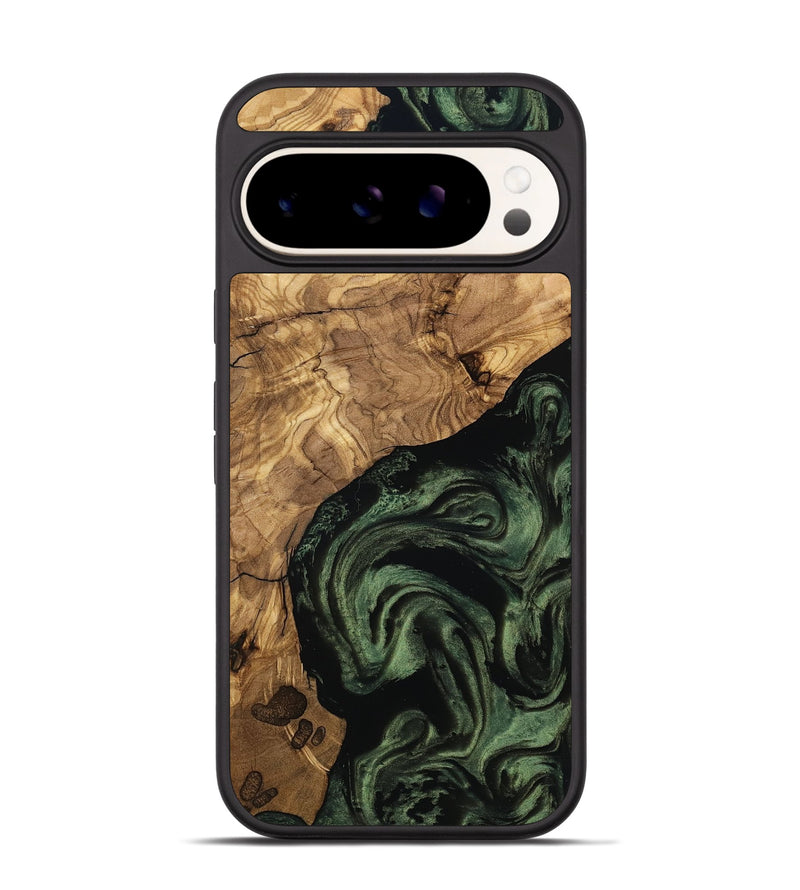 Pixel 9 Pro Wood Phone Case - Heidy (Ancient Olive, 801705)