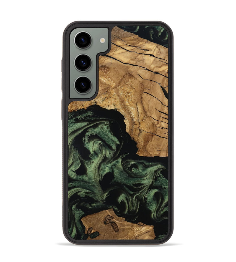 Galaxy S23 Plus Wood Phone Case - Amaya (Ancient Olive, 801706)