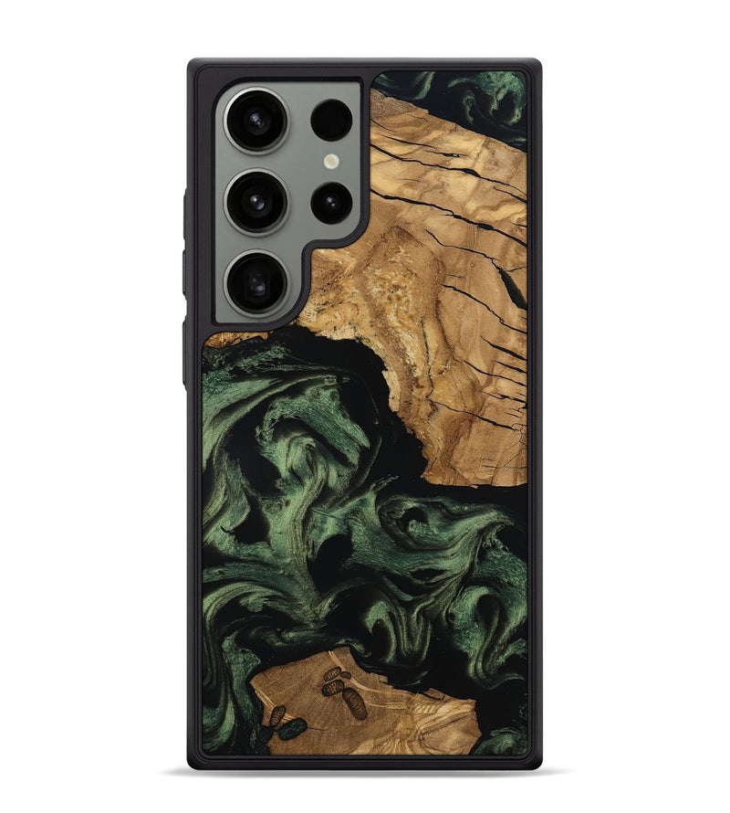 Galaxy S24 Ultra Wood Phone Case - Amaya (Ancient Olive, 801706)