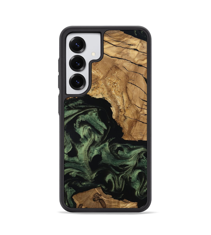 Galaxy S25 Wood Phone Case - Amaya (Ancient Olive, 801706)