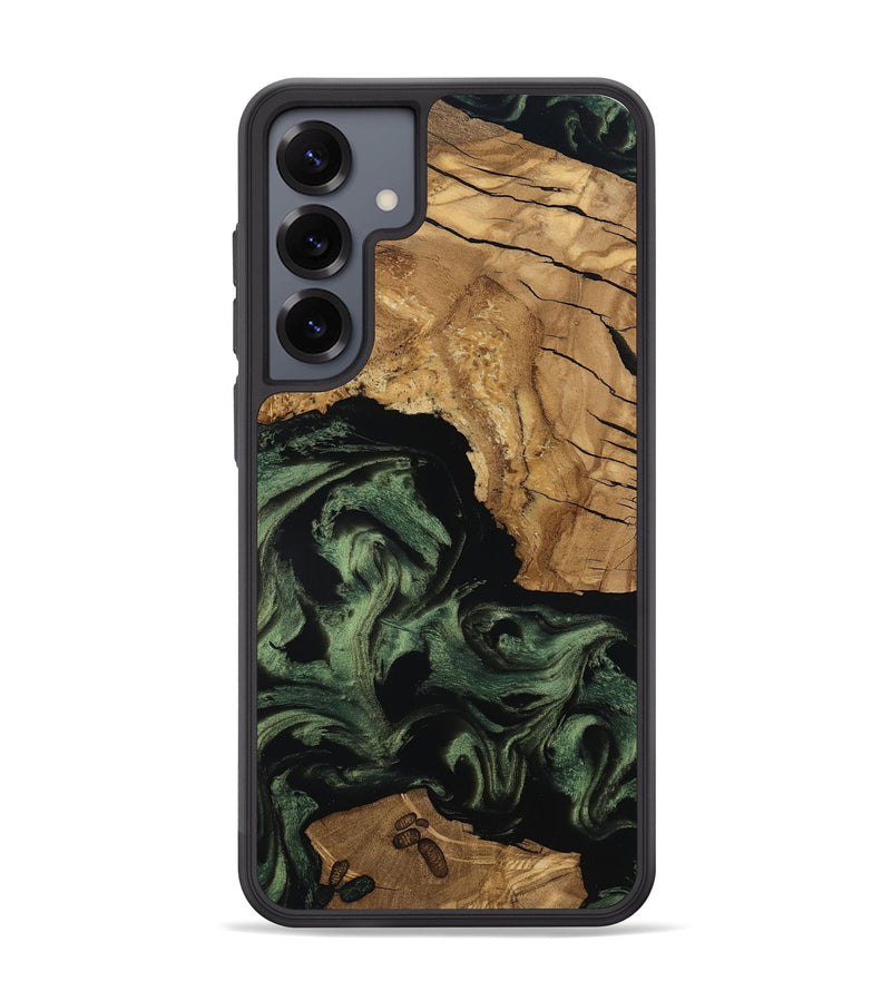 Galaxy S25 Plus Wood Phone Case - Amaya (Ancient Olive, 801706)