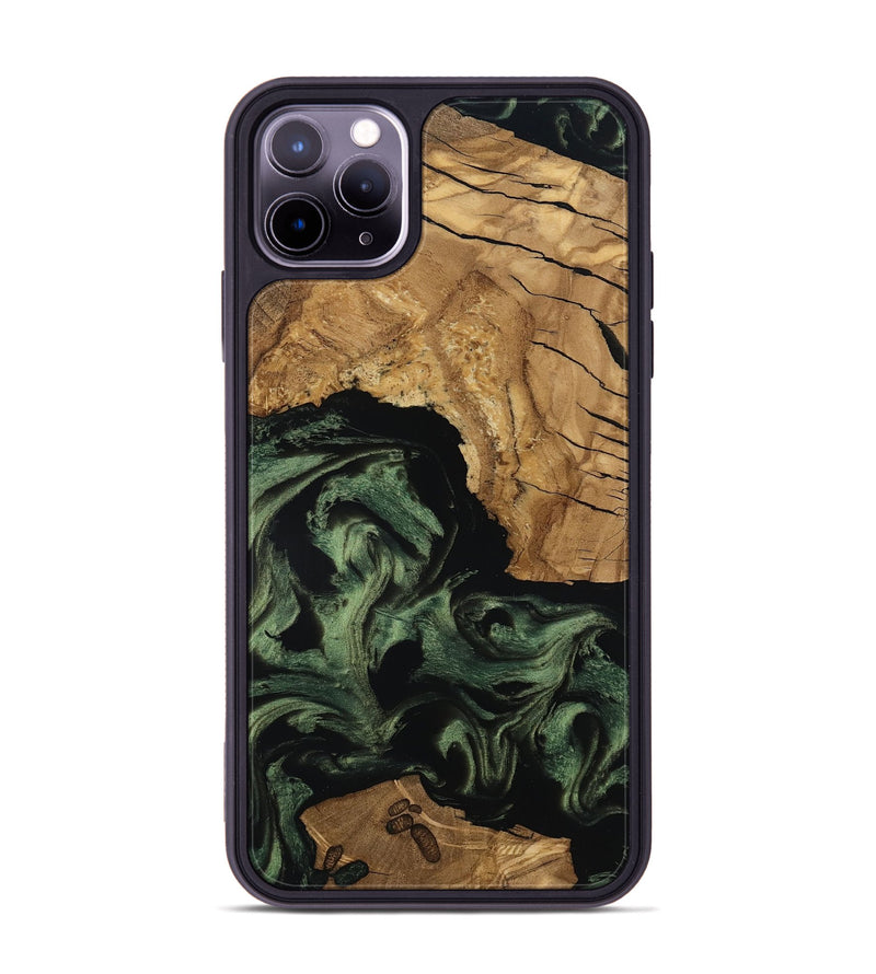 iPhone 11 Pro Max Wood Phone Case - Amaya (Ancient Olive, 801706)