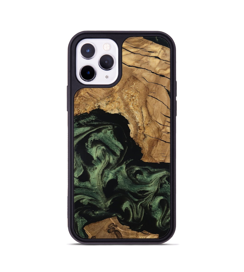 iPhone 11 Pro Wood Phone Case - Amaya (Ancient Olive, 801706)