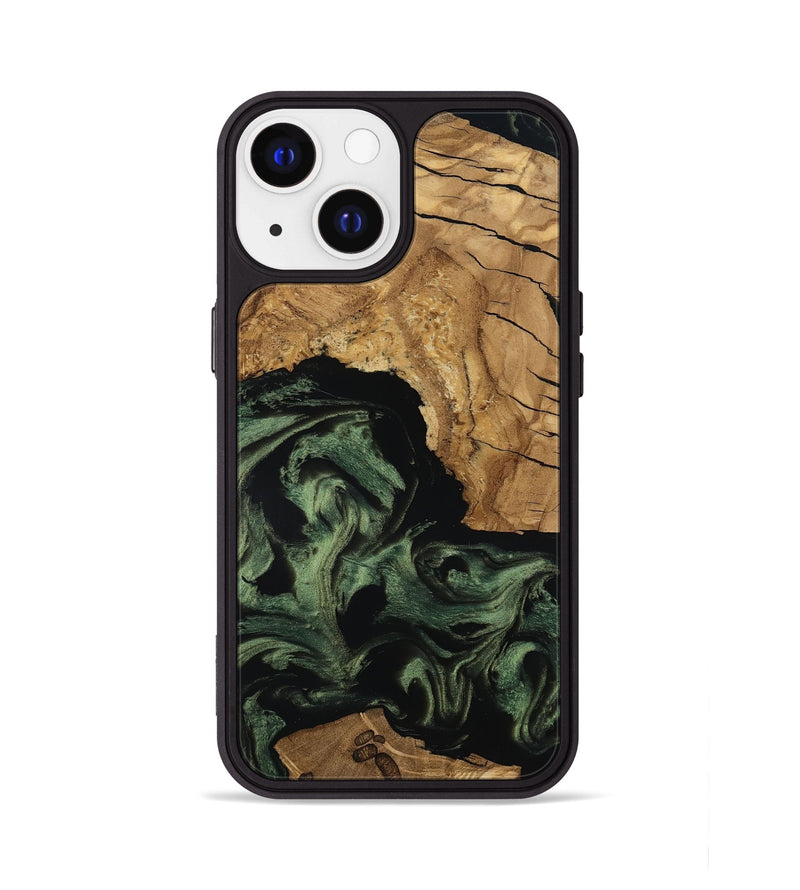 iPhone 13 Wood Phone Case - Amaya (Ancient Olive, 801706)