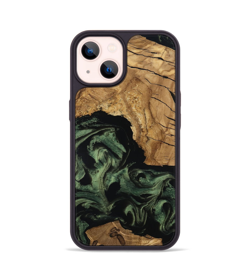 iPhone 14 Wood Phone Case - Amaya (Ancient Olive, 801706)