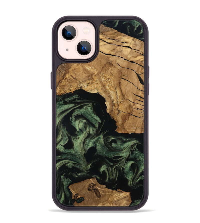 iPhone 14 Plus Wood Phone Case - Amaya (Ancient Olive, 801706)
