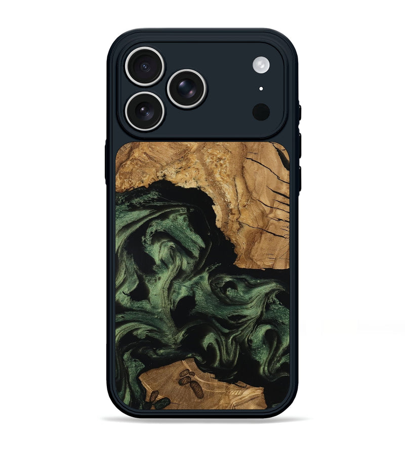 iPhone 17 Pro Max Wood Phone Case - Amaya (Ancient Olive, 801706)