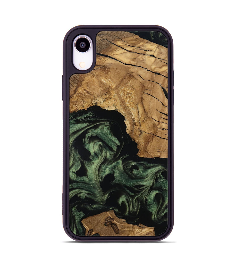 iPhone Xr Wood Phone Case - Amaya (Ancient Olive, 801706)