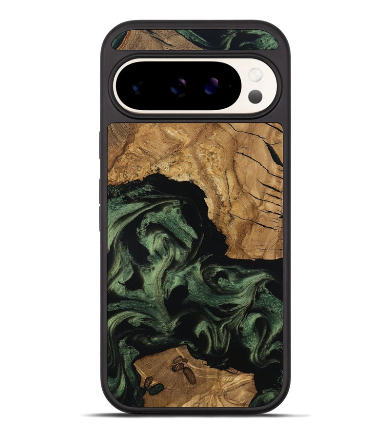 Pixel 10 Pro XL Wood Phone Case - Amaya (Ancient Olive, 801706)