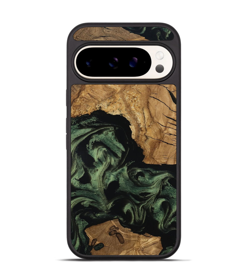 Pixel 9 Wood Phone Case - Amaya (Ancient Olive, 801706)