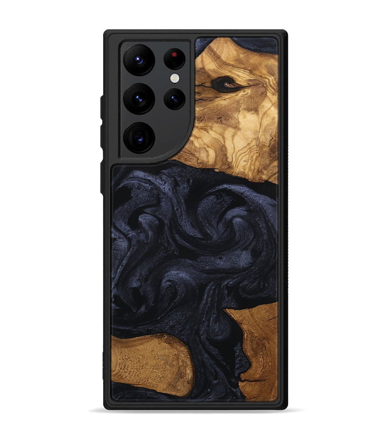 Galaxy S22 Ultra Wood Phone Case - Kwame (Ancient Olive, 801707)