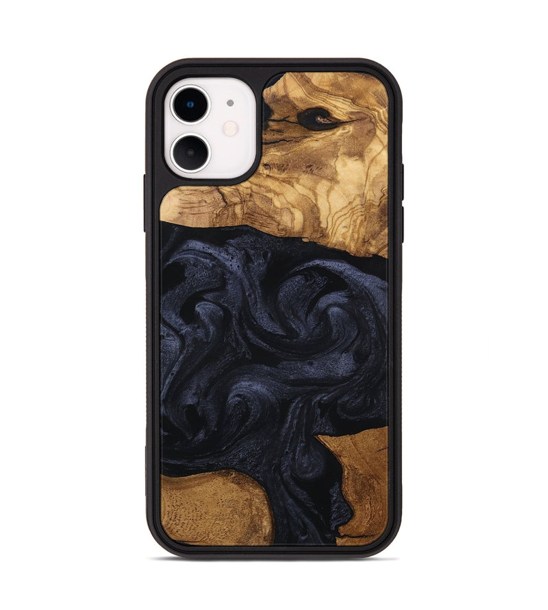 iPhone 11 Wood Phone Case - Kwame (Ancient Olive, 801707)