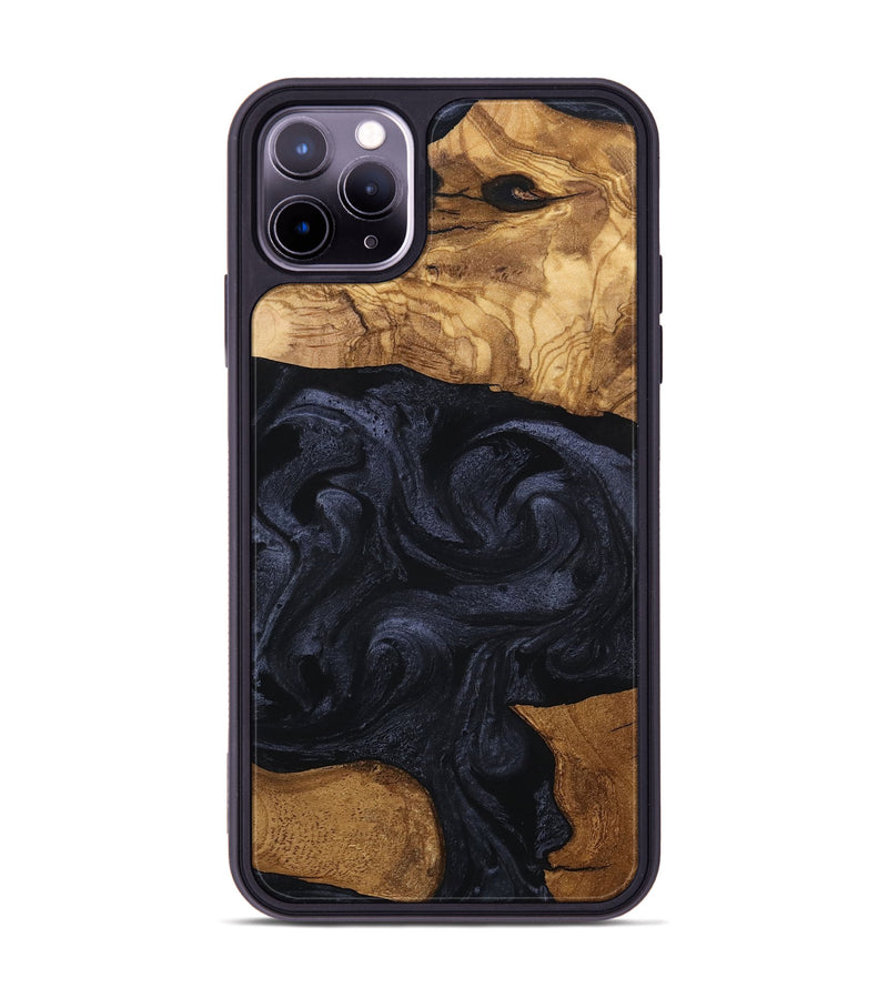 iPhone 11 Pro Max Wood Phone Case - Kwame (Ancient Olive, 801707)
