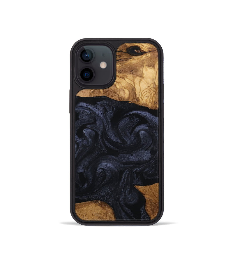iPhone 12 mini Wood Phone Case - Kwame (Ancient Olive, 801707)