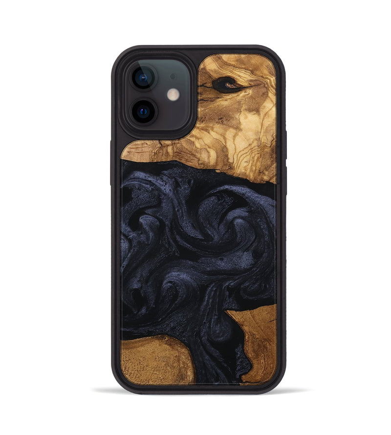 iPhone 12 Wood Phone Case - Kwame (Ancient Olive, 801707)