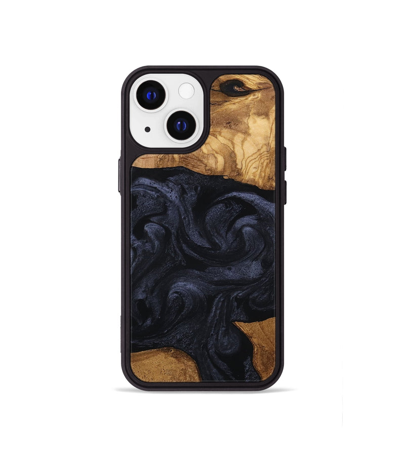 iPhone 13 mini Wood Phone Case - Kwame (Ancient Olive, 801707)