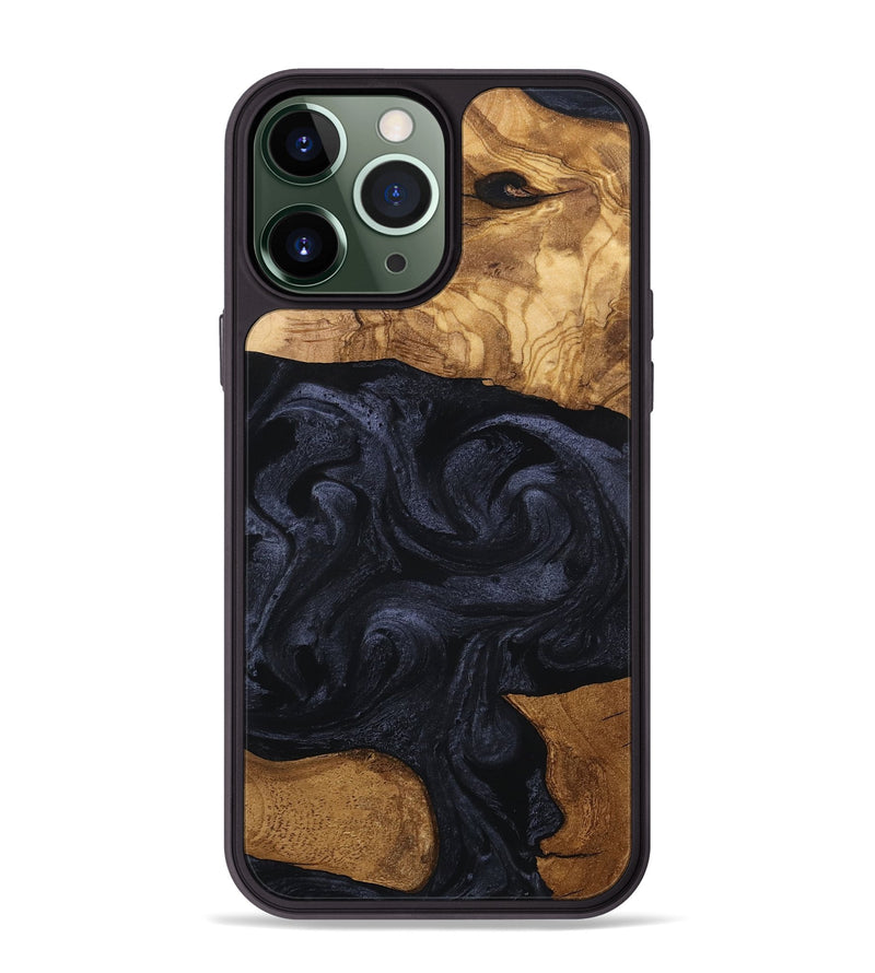 iPhone 13 Pro Max Wood Phone Case - Kwame (Ancient Olive, 801707)