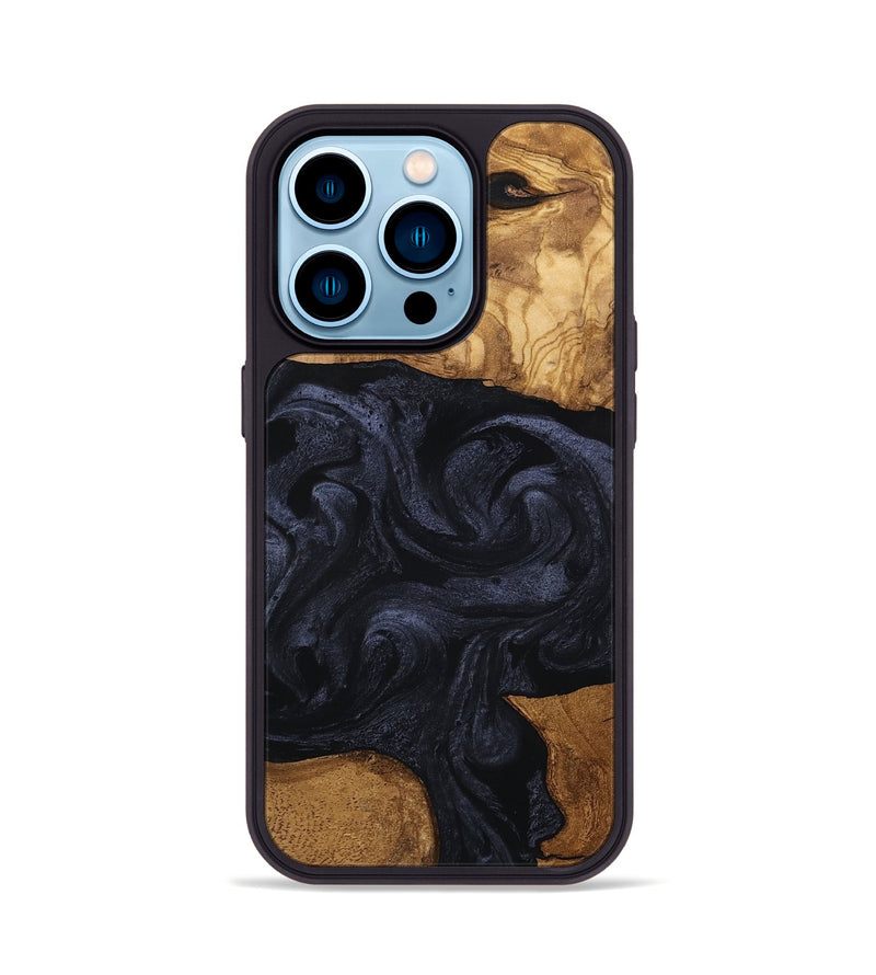 iPhone 14 Pro Wood Phone Case - Kwame (Ancient Olive, 801707)