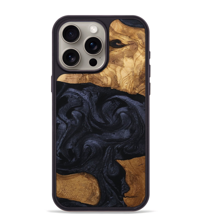 iPhone 15 Pro Max Wood Phone Case - Kwame (Ancient Olive, 801707)